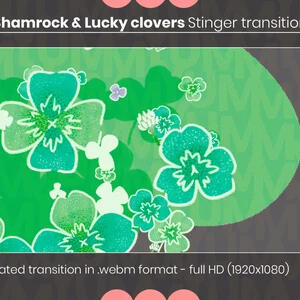 Clover Stinger Transition by yummyGraphics Clover Stinger Transition by yummyGraphics