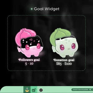Bulbausaur Goal Widget by StreamWidgetShop Bulbausaur Goal Widget by StreamWidgetShop