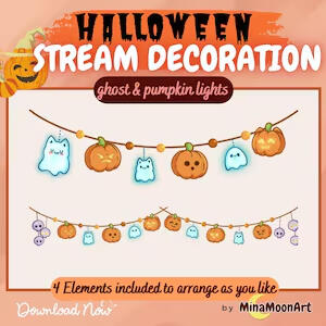 Halloween Stream Garland