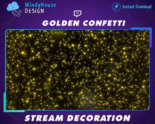 Confetti Decoration by WindyHouseDesign