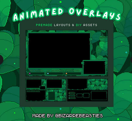 Stream overlays by BizarreBeasties